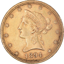 Moneda, Estados Unidos, Coronet Head, $10, Eagle, 1894, U.S. Mint, Philadelphia