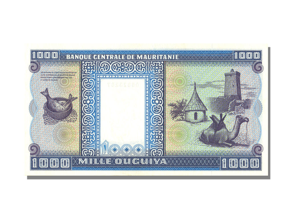 Banknote, Mauritania, 1000 Ouguiya, 1974, 1974-11-28, UNC(63)