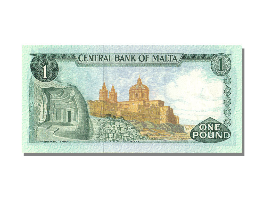 Geldschein, Malta, 1 Lira, 1967, UNZ