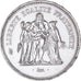 Moeda, França, Hercule, 50 Francs, 1978, Paris, MS(63), Prata, KM:941.1
