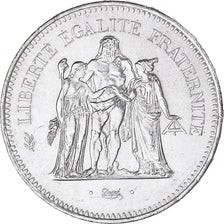 Coin, France, Hercule, 50 Francs, 1978, Paris, MS(63), Silver, KM:941.1