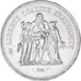 Coin, France, Hercule, 50 Francs, 1978, Paris, MS(63), Silver, KM:941.1