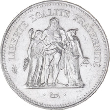 Coin, France, Hercule, 50 Francs, 1978, Paris, MS(63), Silver, KM:941.1