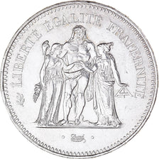 Coin, France, Hercule, 50 Francs, 1979, Paris, MS(63), Silver, KM:941.1