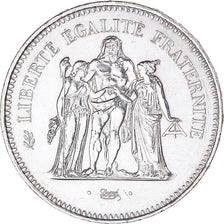 Coin, France, Hercule, 50 Francs, 1979, Paris, MS(63), Silver, KM:941.1