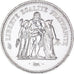 Coin, France, Hercule, 50 Francs, 1979, Paris, MS(63), Silver, KM:941.1