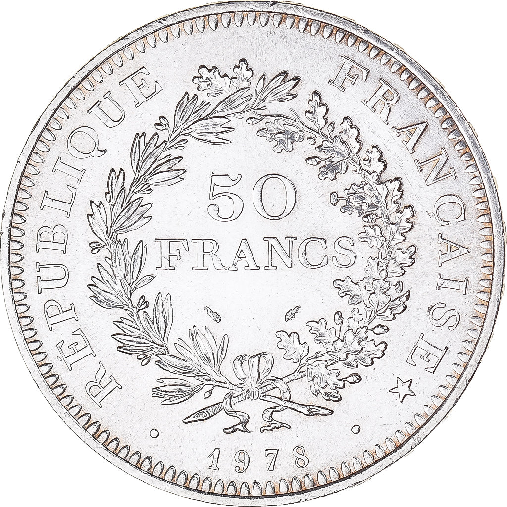 Coin, France, Hercule, 50 Francs, 1978, Paris, République Française, MS(63)