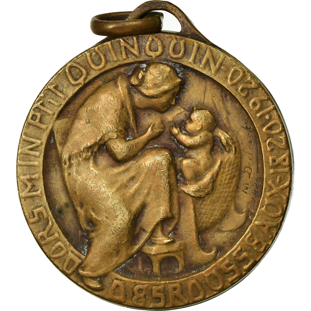 France, Médaille, Ville de Lille, Fêtes, 1921, SPL, Bronze