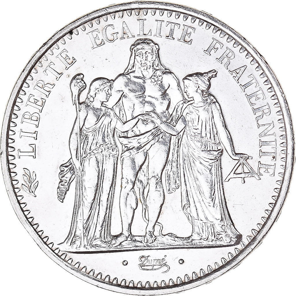 Moeda, França, Hercule, 10 Francs, 1966, Paris, MS(63), Prata, KM:932