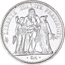 Moeda, França, Hercule, 10 Francs, 1966, Paris, MS(63), Prata, KM:932