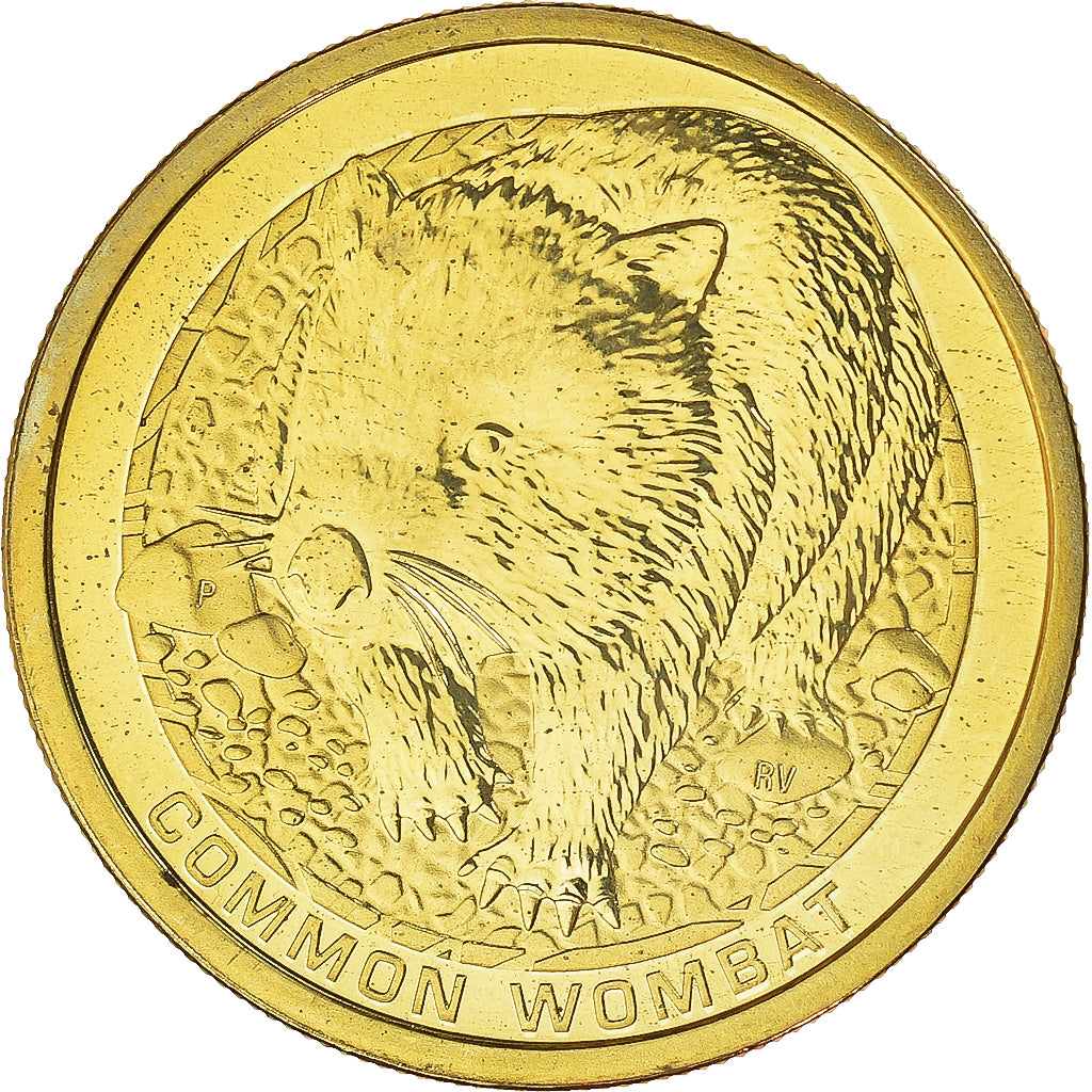 Coin, Australia, Elizabeth II, Dollar, 2008, Perth, MS(63), Aluminum-Bronze