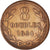 Munten, Guernsey, 8 Doubles, 1864, Heaton, Birmingham, FR+, Bronzen, KM:7