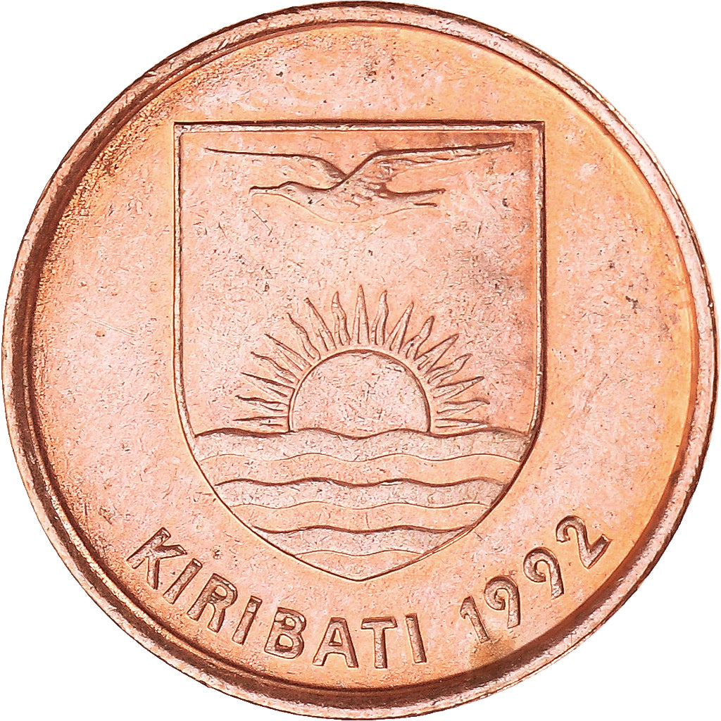 Monnaie, Kiribati, Cent, 1992, SPL, Bronze Plated Steel, KM:1a