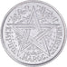 Coin, Morocco, Mohammed V, Franc, 1951, Paris, AU(55-58), Aluminum, KM:46