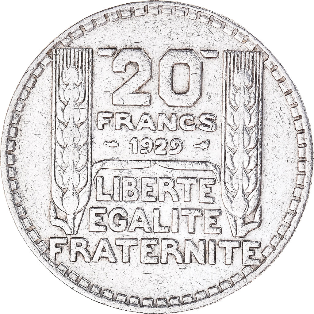 Coin, France, Turin, 20 Francs, 1929, Paris, EF(40-45), Silver, KM:879