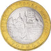 Coin, Russia, 10 Roubles, 2006, St. Petersburg, MS(60-62), Bi-Metallic, KM:949