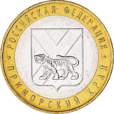 Coin, Russia, 10 Roubles, 2006, Moscow, MS(60-62), Bi-Metallic, KM:940