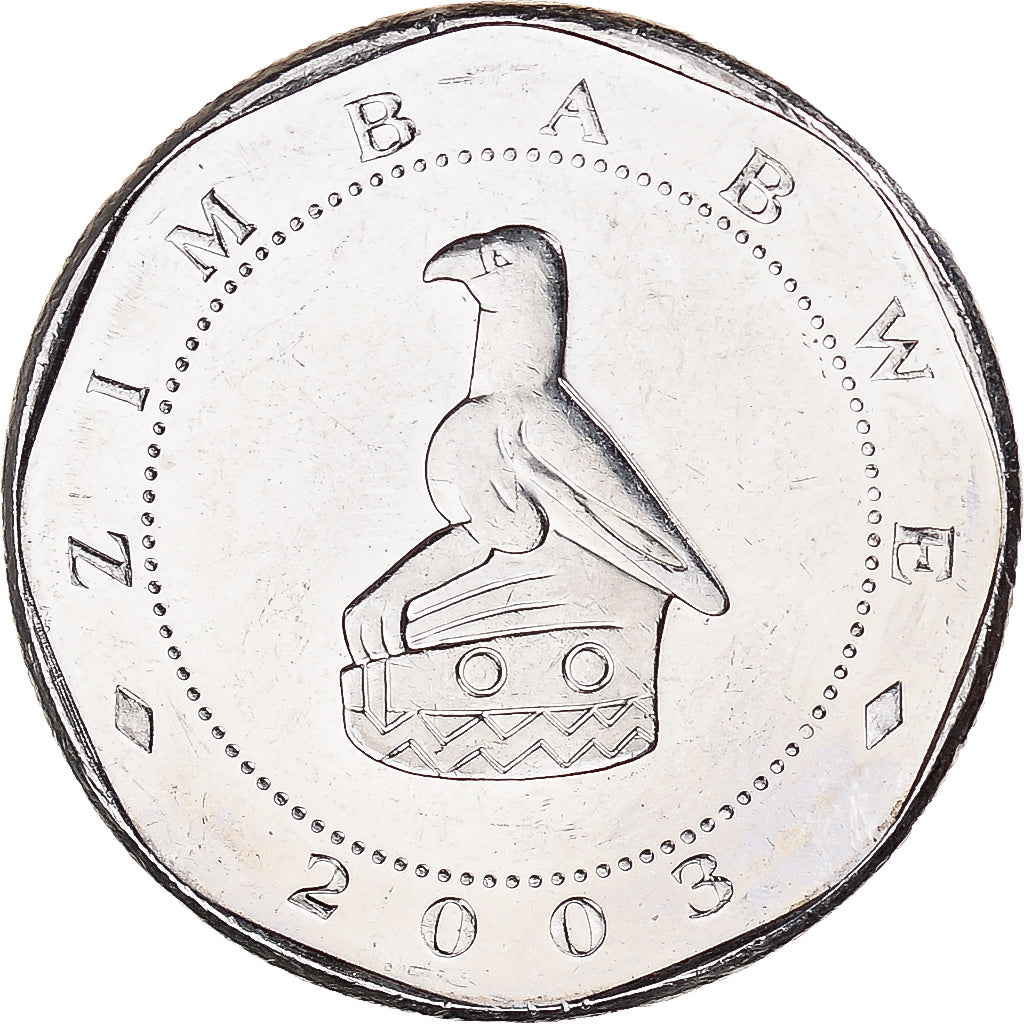 Monnaie, Zimbabwe, 25 Dollars, 2003, Harare, SPL, Nickel plaqué acier, KM:15