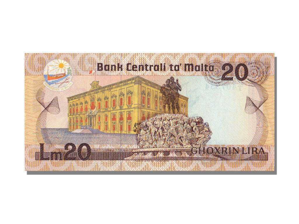 Banknote, Malta, 20 Lira, UNC(65-70)