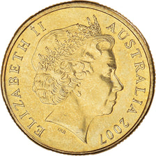 Coin, Australia, Elizabeth II, Dollar, 2007, Royal Australian Mint, MS(63)