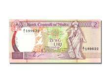 Malta, 2 Liri, KM #41, UNC(65-70), A/1
