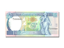 Geldschein, Malta, 5 Liri, UNZ