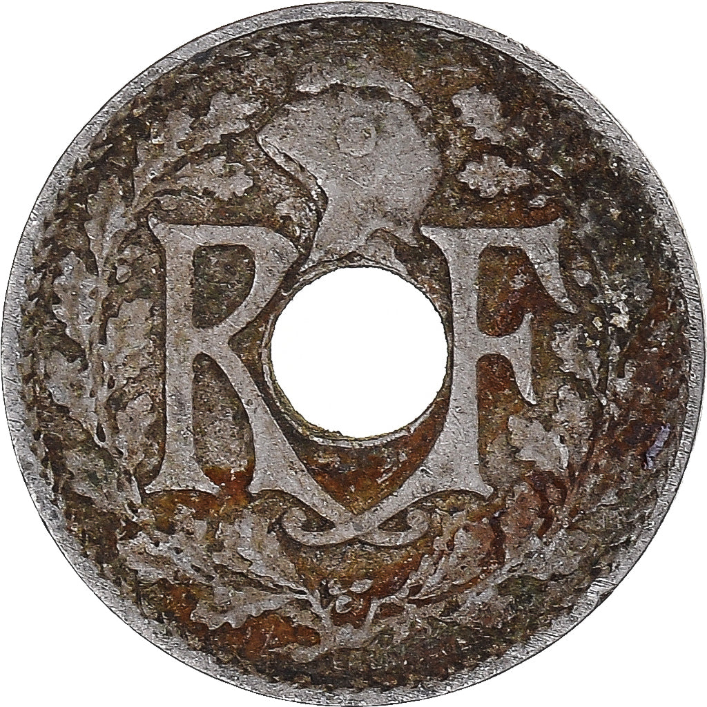 Coin, France, Lindauer, 5 Centimes, 1920, Petit module, F(12-15), Copper-nickel