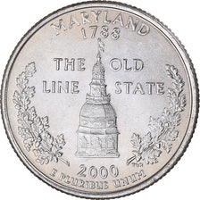 Coin, United States, Quarter Dollar, Quarter, 2000, U.S. Mint, Denver, Maryland