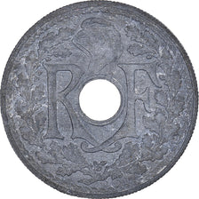 Moneda, Francia, Lindauer, 20 Centimes, 1945, BC+, Cinc, KM:907.1, Gadoury:324