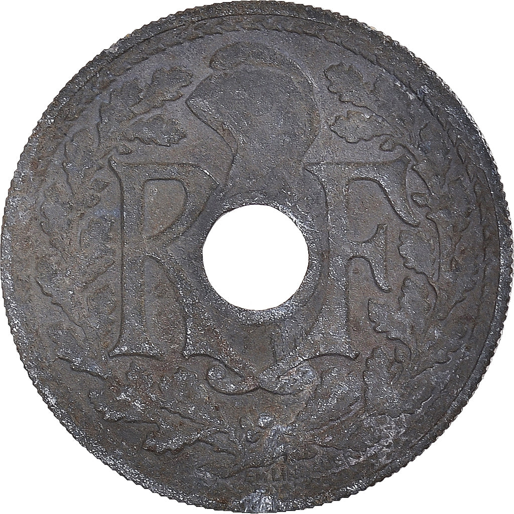 Coin, France, Lindauer, 20 Centimes, 1945, VF(20-25), Zinc, KM:907.1