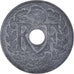 Coin, France, Lindauer, 20 Centimes, 1945, VF(20-25), Zinc, KM:907.1
