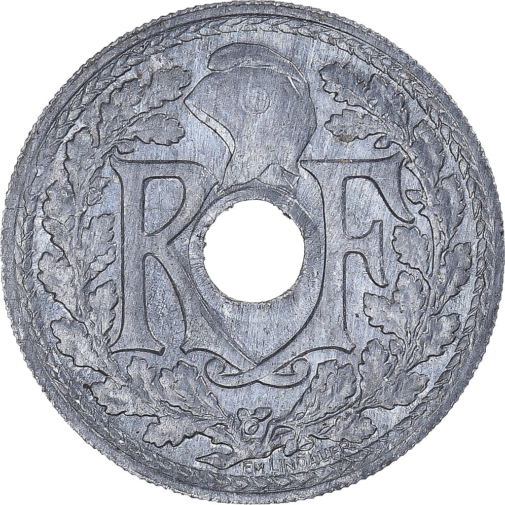 Coin, France, Lindauer, 20 Centimes, 1945, VF(30-35), Zinc, KM:907.1