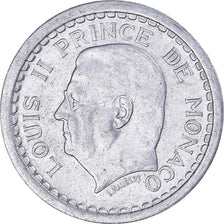 Moeda, Mónaco, 2 Francs, 1943, Paris, AU(50-53), Alumínio, KM:121, Gadoury:MC