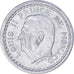 Moeda, Mónaco, 2 Francs, 1943, Paris, AU(50-53), Alumínio, KM:121, Gadoury:MC