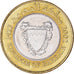 Moneda, Bahréin, Hamed Bin Isa, 100 Fils, 2002/AH1423, SC, Bimetálico, KM:26