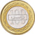 Coin, Bahrain, Hamed Bin Isa, 100 Fils, 2002/AH1423, MS(63), Bi-Metallic, KM:26