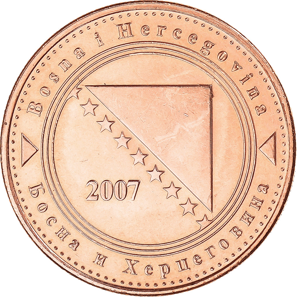 Monnaie, Bosnie-Herzégovine, 50 Feninga, 2007, SUP+, Cuivre plaqué acier