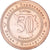 Moeda, Bósnia-Herzegovina, 50 Feninga, 2007, MS(60-62), Aço Cromado a Cobre