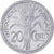 Monnaie, Indochine française, 20 Cents, 1945, Paris, TTB+, Aluminium, KM:29.1