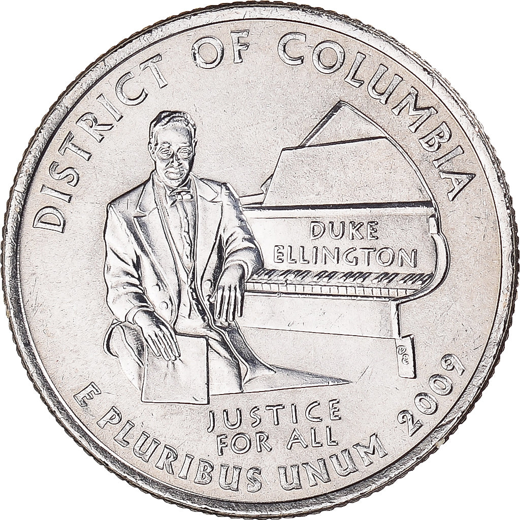 Coin, United States, Quarter Dollar, Quarter, 2009, U.S. Mint, Denver, District