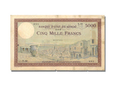 Banknote, Morocco, 5000 Francs, 1945, 1945-12-21, VF(30-35)