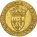 Munten, Frankrijk, Charles VI, Ecu d'or à la Couronne, Ecu d'or, PR+, Goud