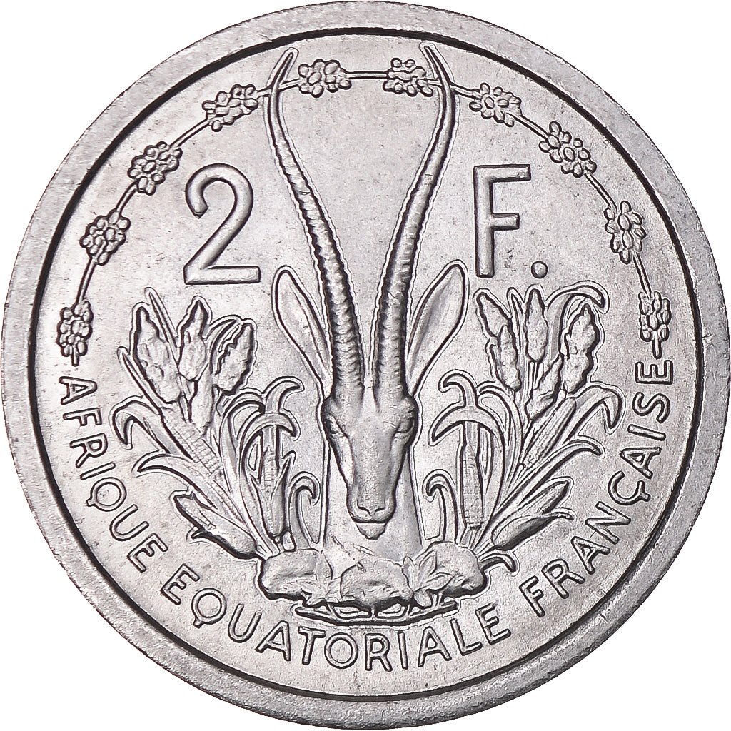 Monnaie, Afrique-Occidentale française, 2 Francs, 1948, Paris, SUP+, Aluminium