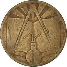 Moeda, Argélia, 50 Centimes, 1973/AH1393, Paris, F(12-15), Alumínio-Bronze