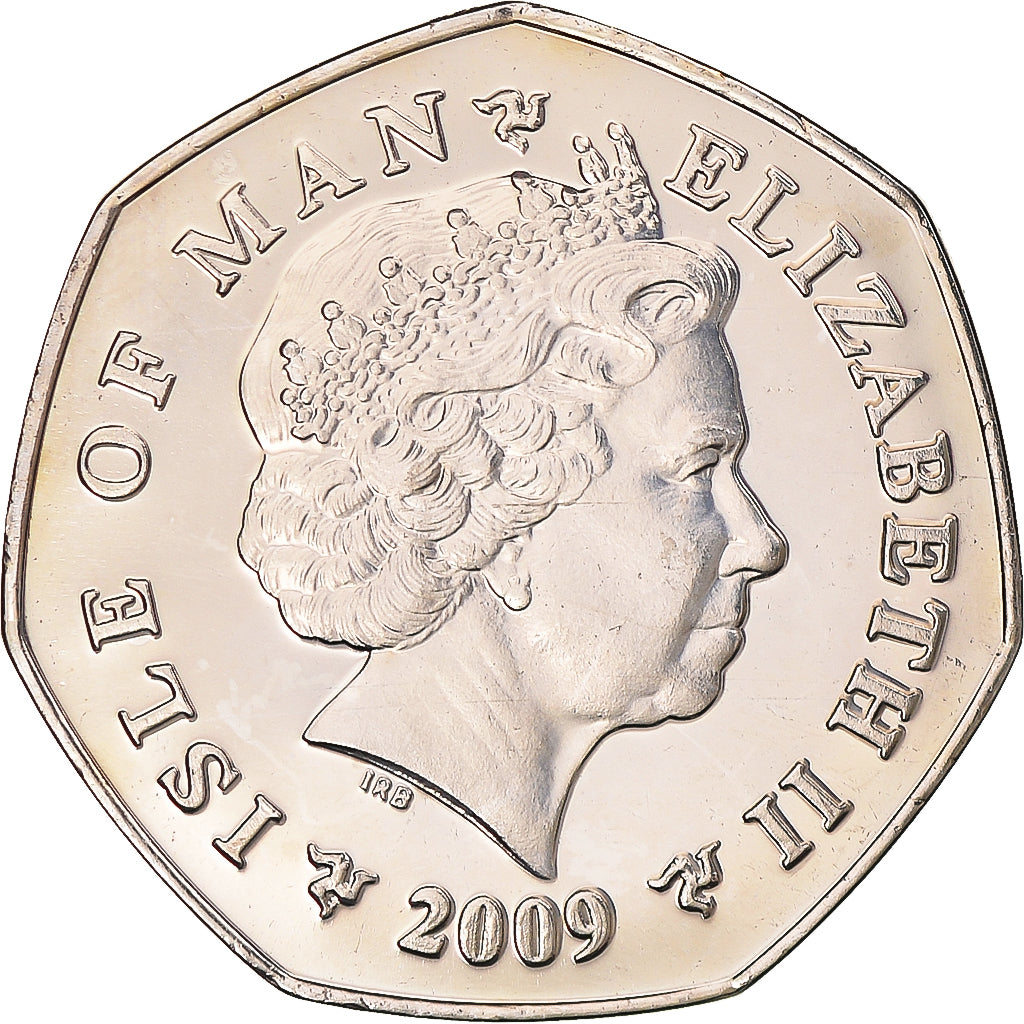 Coin, Isle of Man, Elizabeth II, 50 Pence, 2009, Pobjoy Mint, MS(63)