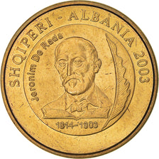 Coin, Albania, 50 Lekë, 2003, MS(63), Brass, KM:89