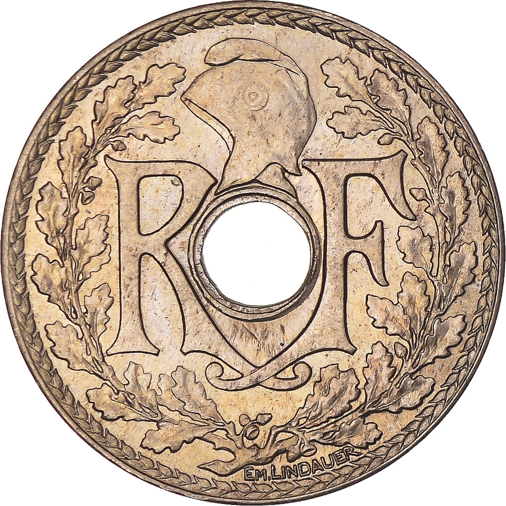 Münze, Frankreich, Lindauer, 25 Centimes, 1939, VZ+, Nickel-Bronze, KM:867b