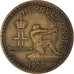 Moneta, Monaco, Louis II, Franc, 1924, Poissy, VF(30-35), Aluminium-Brąz