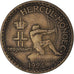 Coin, Monaco, Louis II, Franc, 1924, Poissy, VF(30-35), Aluminum-Bronze, KM:111