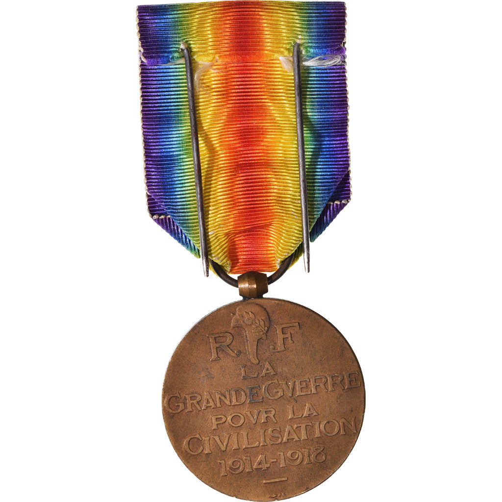 France, La Grande Guerre pour la Civilisation, WAR, Médaille, 1914-1918